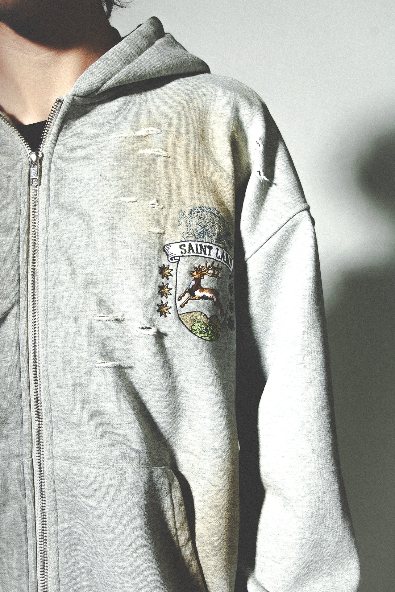 Mud Wash Zip Up SS`25